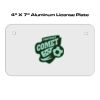 4 X 7 Aluminum License Plate  Thumbnail