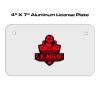 4 X 7 Aluminum License Plate  Thumbnail