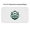 4 X 7 Aluminum License Plate  Thumbnail