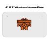 4 X 7 Aluminum License Plate  Thumbnail