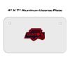 4 X 7 Aluminum License Plate  Thumbnail