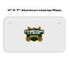 4 X 7 Aluminum License Plate  Thumbnail