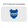 4 X 7 Aluminum License Plate  Thumbnail