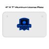 4 X 7 Aluminum License Plate  Thumbnail