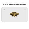 4 X 7 Aluminum License Plate  Thumbnail