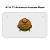 4 X 7 Aluminum License Plate  Thumbnail