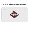 4 X 7 Aluminum License Plate  Thumbnail