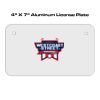 4 X 7 Aluminum License Plate  Thumbnail