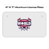 4 X 7 Aluminum License Plate  Thumbnail