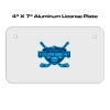 4 X 7 Aluminum License Plate  Thumbnail