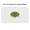 4 X 7 Aluminum License Plate  Thumbnail
