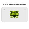 4 X 7 Aluminum License Plate  Thumbnail
