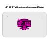 4 X 7 Aluminum License Plate  Thumbnail