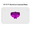 4 X 7 Aluminum License Plate  Thumbnail