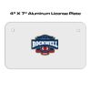 4 X 7 Aluminum License Plate  Thumbnail