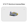 4 X 7 Aluminum License Plate  Thumbnail