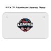 4 X 7 Aluminum License Plate  Thumbnail