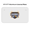 4 X 7 Aluminum License Plate  Thumbnail