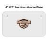 4 X 7 Aluminum License Plate  Thumbnail