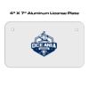 4 X 7 Aluminum License Plate  Thumbnail
