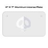 4 X 7 Aluminum License Plate  Thumbnail