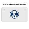 4 X 7 Aluminum License Plate  Thumbnail