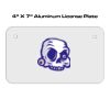 4 X 7 Aluminum License Plate  Thumbnail