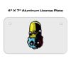 4 X 7 Aluminum License Plate  Thumbnail