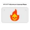 4 X 7 Aluminum License Plate  Thumbnail