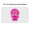 4 X 7 Aluminum License Plate  Thumbnail