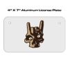 4 X 7 Aluminum License Plate  Thumbnail