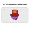 4 X 7 Aluminum License Plate  Thumbnail