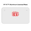 4 X 7 Aluminum License Plate  Thumbnail