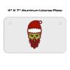 4 X 7 Aluminum License Plate  Thumbnail