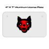 4 X 7 Aluminum License Plate  Thumbnail