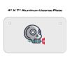 4 X 7 Aluminum License Plate  Thumbnail