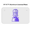 4 X 7 Aluminum License Plate  Thumbnail