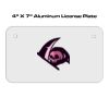 4 X 7 Aluminum License Plate  Thumbnail
