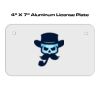 4 X 7 Aluminum License Plate  Thumbnail