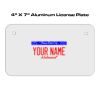 4 X 7 Aluminum License Plate  Thumbnail