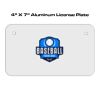 4 X 7 Aluminum License Plate  Thumbnail