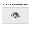 4 X 7 Aluminum License Plate  Thumbnail