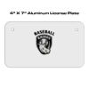 4 X 7 Aluminum License Plate  Thumbnail