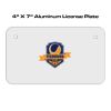 4 X 7 Aluminum License Plate  Thumbnail