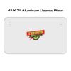 4 X 7 Aluminum License Plate  Thumbnail