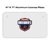 4 X 7 Aluminum License Plate  Thumbnail