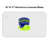 4 X 7 Aluminum License Plate  Thumbnail