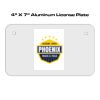 4 X 7 Aluminum License Plate  Thumbnail