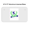 4 X 7 Aluminum License Plate  Thumbnail