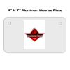 4 X 7 Aluminum License Plate  Thumbnail